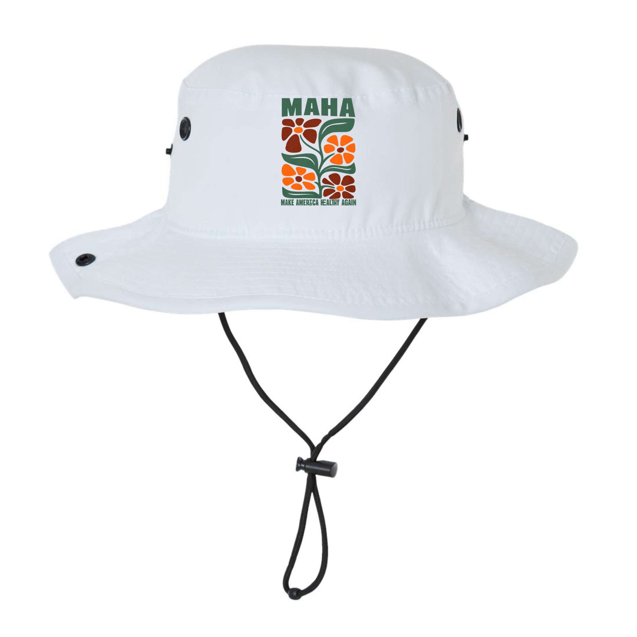 Maha Groovy Floral Make America Healthy Again Maga Rfk Jr Bucket Hat