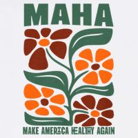 Maha Groovy Floral Make America Healthy Again Maga Rfk Jr Baby Bodysuit