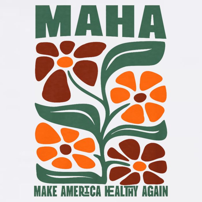 Maha Groovy Floral Make America Healthy Again Maga Rfk Jr Baby Bodysuit