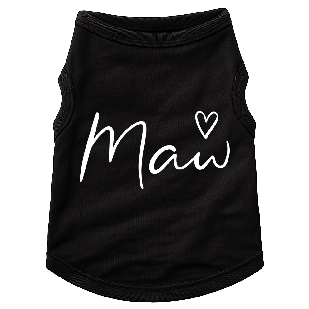 Maw Gifts For Women Grandma Heart MotherS Day Maw Doggie Tank