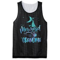 Mermaid Grandma Funny Women Family Matching Party Squad Mesh Reversible Basketball Jersey Tank