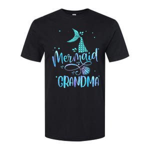 Mermaid Grandma Funny Women Family Matching Party Squad Softstyle CVC T-Shirt