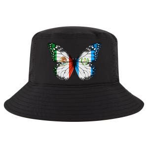 Mexican Guatemalan Flag Butterfly Cool Comfort Performance Bucket Hat