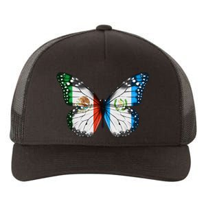 Mexican Guatemalan Flag Butterfly Yupoong Adult 5-Panel Trucker Hat