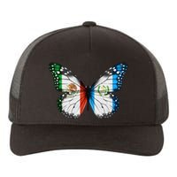 Mexican Guatemalan Flag Butterfly Yupoong Adult 5-Panel Trucker Hat