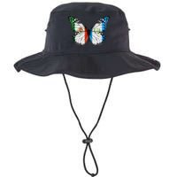 Mexican Guatemalan Flag Butterfly Legacy Cool Fit Booney Bucket Hat