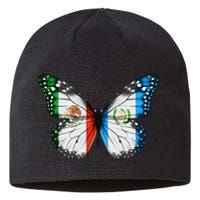 Mexican Guatemalan Flag Butterfly Sustainable Beanie