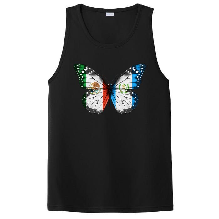 Mexican Guatemalan Flag Butterfly PosiCharge Competitor Tank