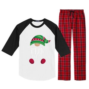 Mean Gnome Family Matching Christmas Pajamas Gift Raglan Sleeve Pajama Set