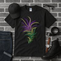 Mardi Gras Festive Feather Tall T-Shirt