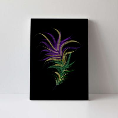 Mardi Gras Festive Feather Canvas