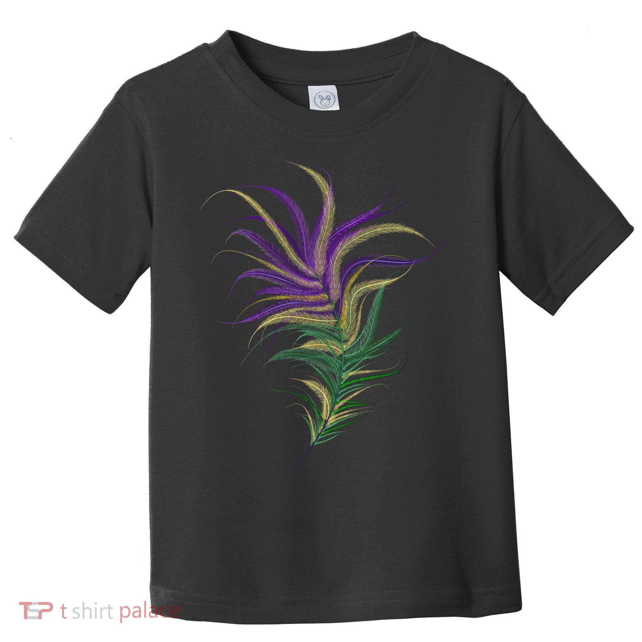 Mardi Gras Festive Feather Toddler T-Shirt