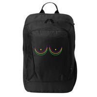 Mardi Gras Funny Beads Boobs City Backpack