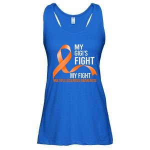 My Gigi's Fight My Fight Multiple Sclerosis Ms Warrior Gift Ladies Essential Flowy Tank