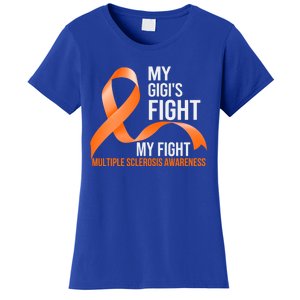 My Gigi's Fight My Fight Multiple Sclerosis Ms Warrior Gift Women's T-Shirt