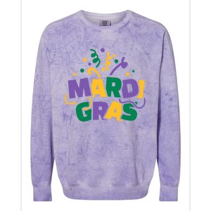 Mardi Gras Gift Colorblast Crewneck Sweatshirt