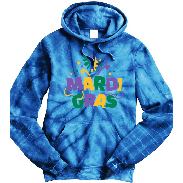 Mardi Gras Gift Tie Dye Hoodie