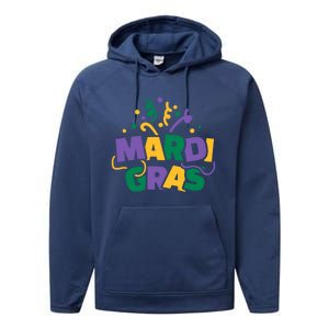 Mardi Gras Gift Performance Fleece Hoodie