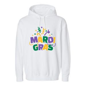 Mardi Gras Gift Garment-Dyed Fleece Hoodie