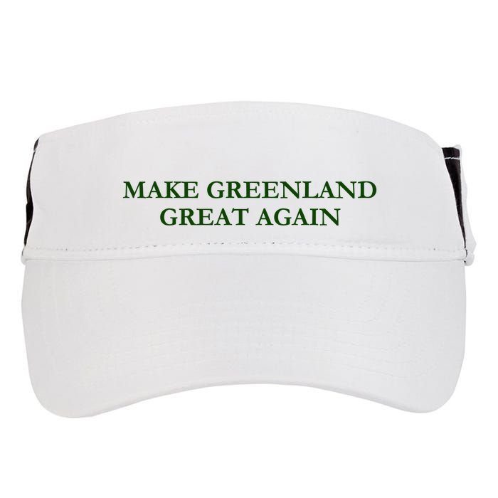Make Greenland Great Again Green Adult Drive Performance Visor