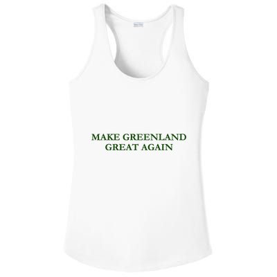 Make Greenland Great Again Green Ladies PosiCharge Competitor Racerback Tank