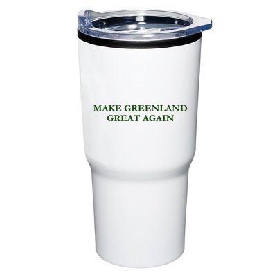 Make Greenland Great Again Green Tumbler