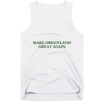 Make Greenland Great Again Green Tank Top