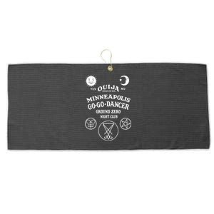 Minneapolis Go Go Dancer Large Microfiber Waffle Golf Towel