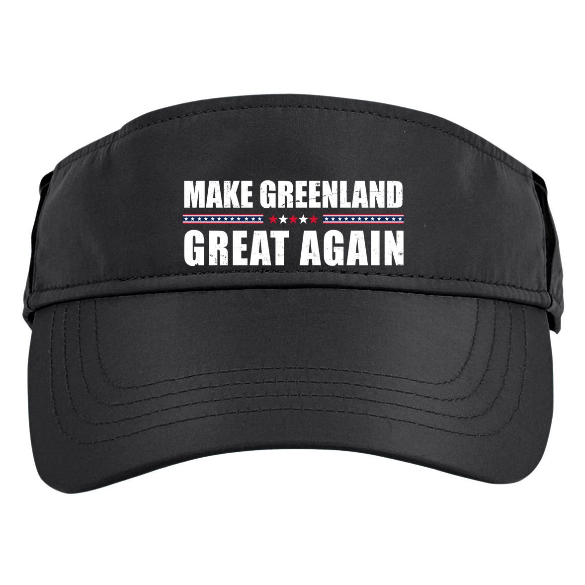 Make Greenland Great Again Funny Trump Adult Drive Performance Visor