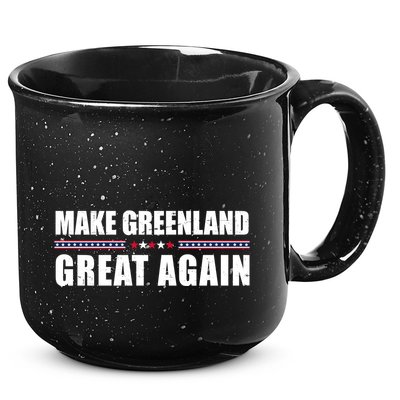 Make Greenland Great Again Funny Trump 15oz Campfire Ceramic Mug