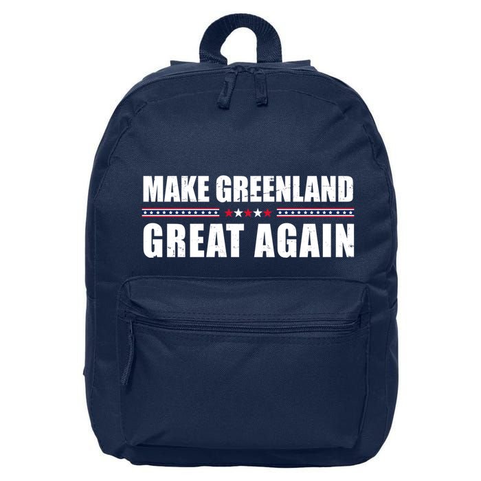 Make Greenland Great Again Funny Trump 16 in Basic Backpack