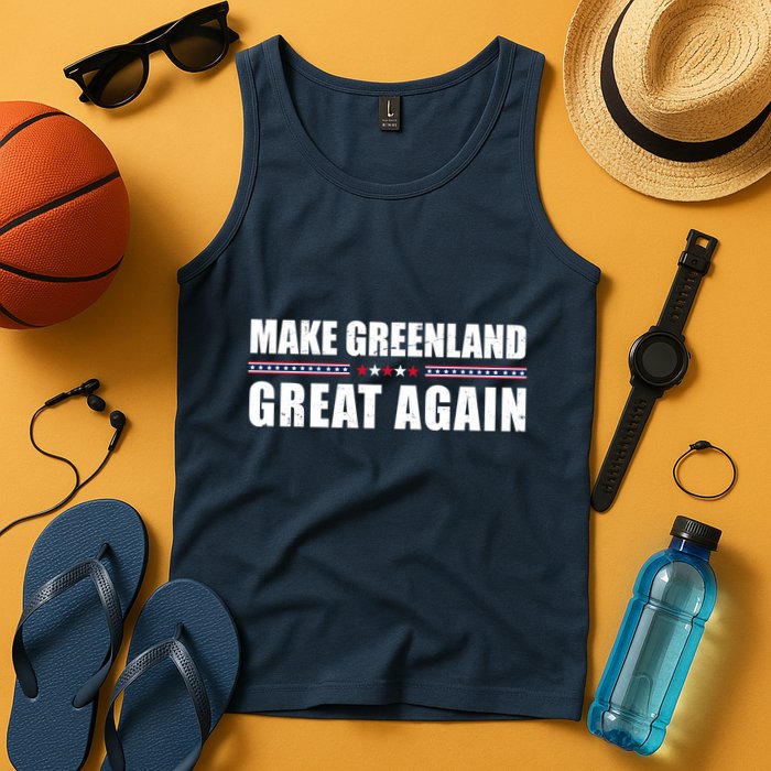 Make Greenland Great Again Funny Trump Tank Top
