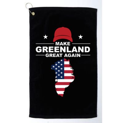 Make Greenland Great Again American Flag Trump Golf Towel