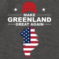 Make Greenland Great Again American Flag Trump Vector Backpack