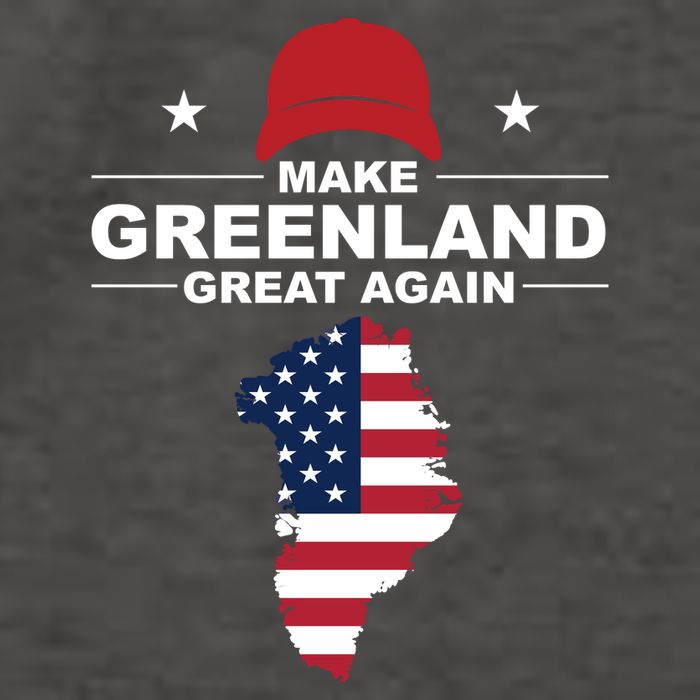 Make Greenland Great Again American Flag Trump Vector Backpack