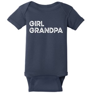 Mens Girl Grandpa Grandfather Father's Day Baby Bodysuit