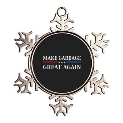 Make Garbage Great Again Gift Metallic Star Ornament