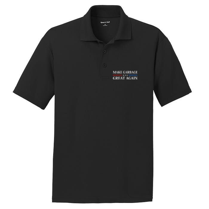 Make Garbage Great Again Gift PosiCharge RacerMesh Polo