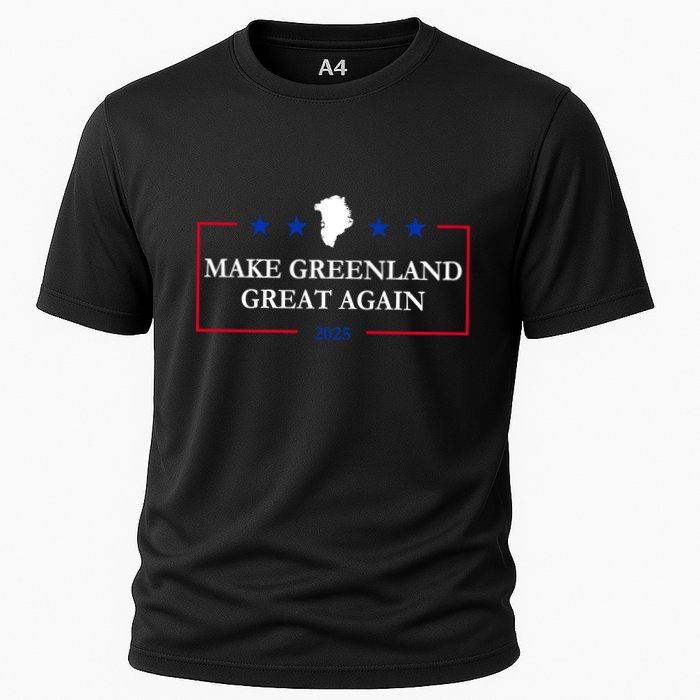 Make Greenland Great Again 2025 51st State Greenland Cooling Performance Crew T-Shirt