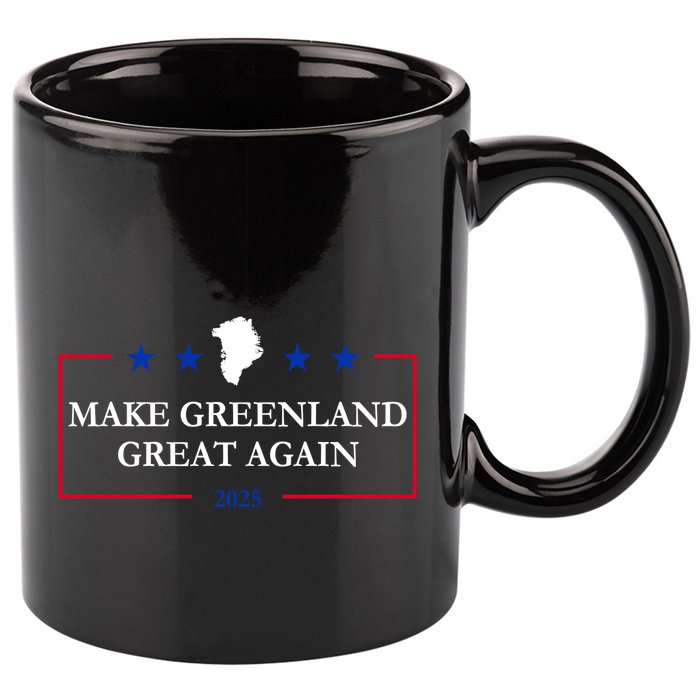 Make Greenland Great Again 2025 51st State Greenland 11oz C Handle Ceramic Mug
