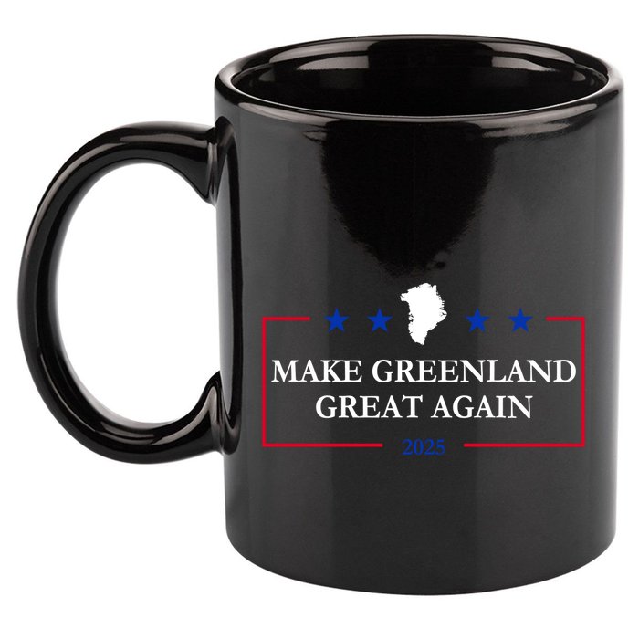 Make Greenland Great Again 2025 51st State Greenland 11oz C Handle Ceramic Mug