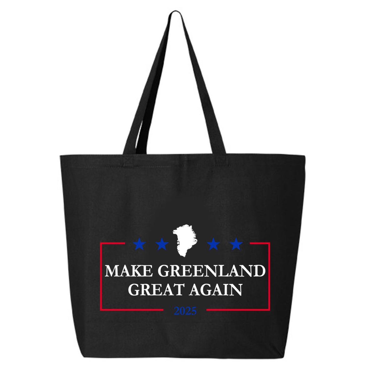 Make Greenland Great Again 2025 51st State Greenland 25L Jumbo Tote