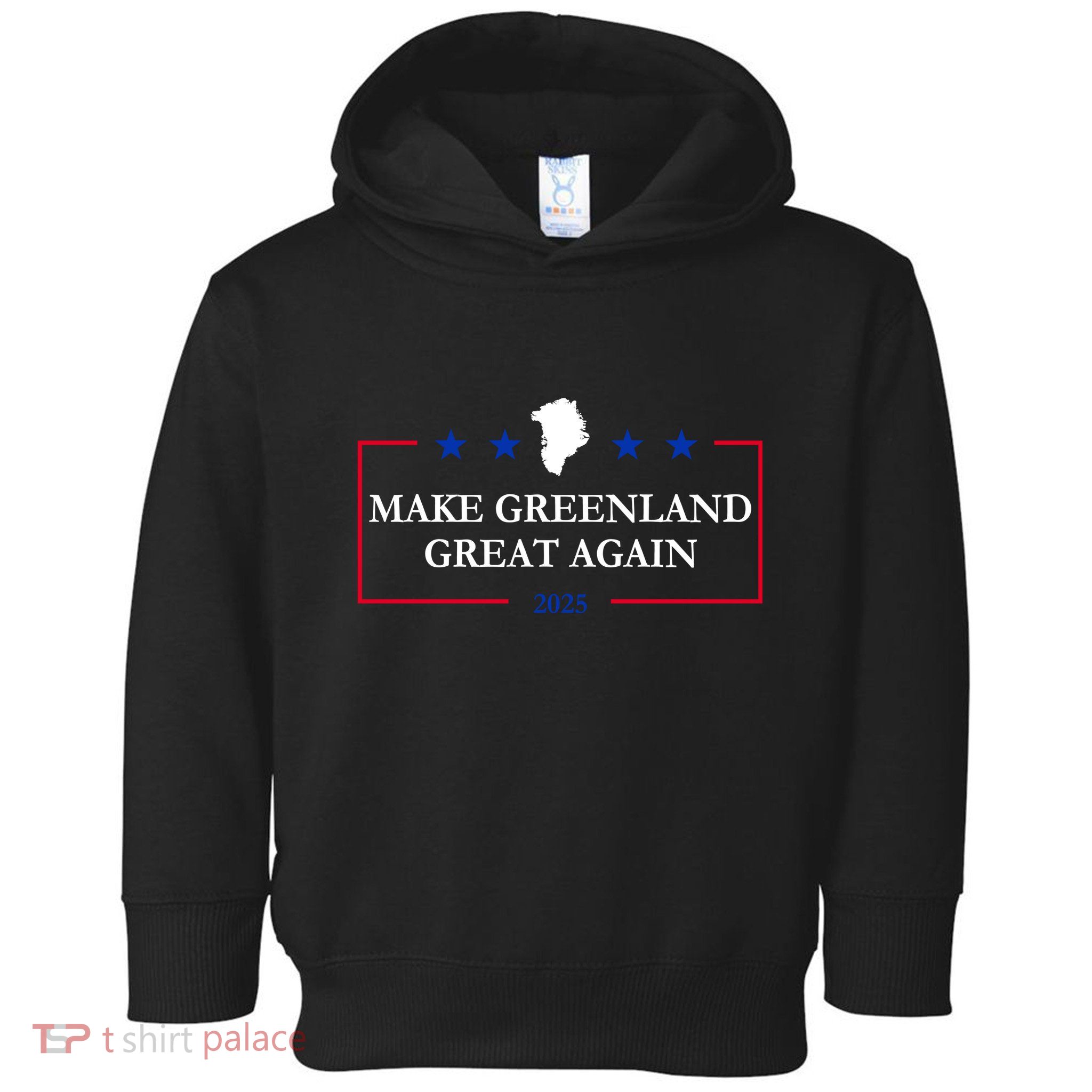 Make Greenland Great Again 2025 51st State Greenland Toddler Hoodie