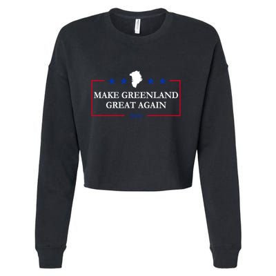 Make Greenland Great Again 2025 51st State Greenland Cropped Pullover Crew