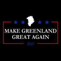 Make Greenland Great Again 2025 51st State Greenland Cropped Pullover Crew