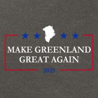 Make Greenland Great Again 2025 51st State Greenland Cotton Canvas Backpack