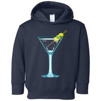 Martini Glass Green Olives Bartender Vodka Drink Toddler Hoodie