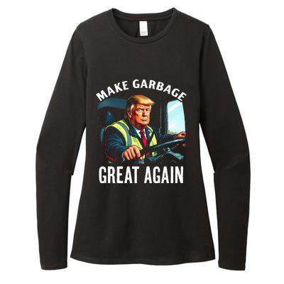 Make Garbage Great Again Trump Womens CVC Long Sleeve Shirt