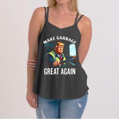 Make Garbage Great Again Trump Women's Strappy Tank