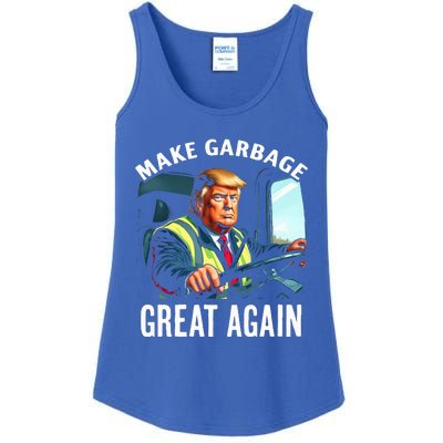 Make Garbage Great Again Trump Ladies Essential Tank